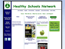 Tablet Screenshot of healthyschools.org